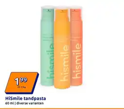 Action HiSmile tandpasta aanbieding
