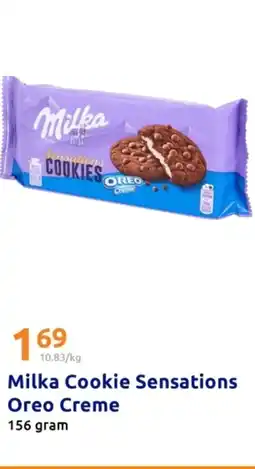 Action Milka Cookie Sensations Oreo Creme aanbieding