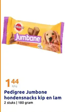 Action Pedigree Jumbone hondensnacks kip en lam aanbieding