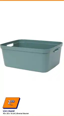 Action Livv mand aanbieding