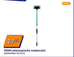 Action FERM telescopische wasborstel aanbieding