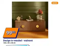Action Design tv meubel walnoot aanbieding