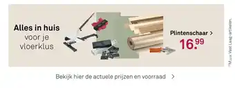 Karwei Plintenschaar aanbieding