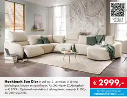 Woonsquare Hoekbank San Dior aanbieding