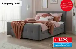 Woonsquare Boxspring Dubai aanbieding