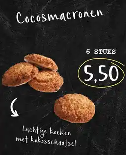Bakkerij 't Stoepje Cocosmacronen aanbieding