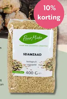Puur Mieke Mieke Sesamzaad aanbieding