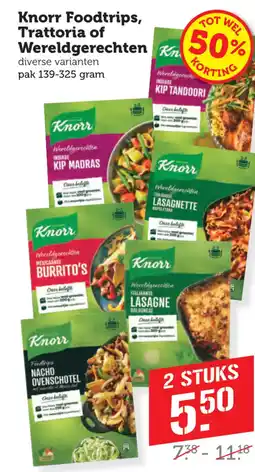 Lekker Makkelijk Knorr Foodtrips, Trattoria of Wereldgerechten aanbieding