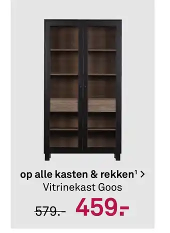 Karwei Op alle kasten & rekken Vitrinekast Goos aanbieding