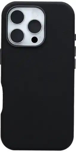 Coolblue Otterbox Symmetry Apple iPhone 16 Back Cover met MagSafe Magneet Leer Zwart aanbieding