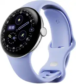 Coolblue Google Pixel Watch 4 Zilver/Paars 41 mm aanbieding