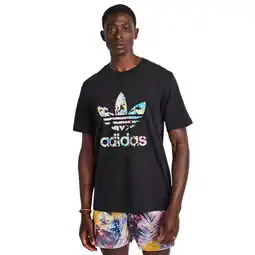 Foot Locker Adidas Graphics T-shirts Heren - Zwart - Maat L aanbieding