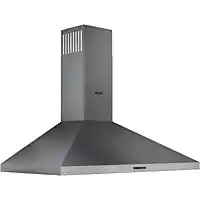 Bol.com Wiggo WE-A930P(G) - Wandschouw Afzuigkap - 90cm - Grijs aanbieding