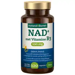 Holland & Barrett Holland & Barrett NAD+ 100mg + Vitamine B3 - 120 capsules aanbieding