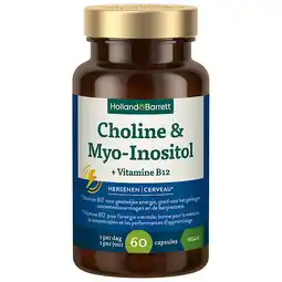 Holland & Barrett Holland & Barrett Choline & Myo-Inositol + Vitamine B12 - 60 capsules aanbieding