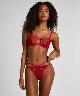 Hunkemoller Hunkemöller String Milana Rood aanbieding
