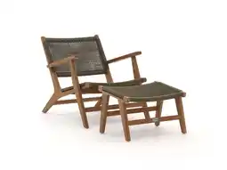 Kees Smit Bellagio Elcito lounge tuinstoel met voetenbank aanbieding