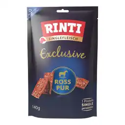 Zooplus Voordeelpakket: 3x140g RINTI Singlefleisch Exclusive Snack Bigpack Paard puur Hondensnacks aanbieding