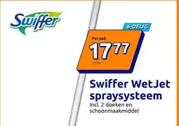 Action Swiffer WetJet spraysysteem aanbieding
