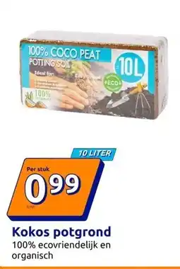 Action Kokos potgrond aanbieding