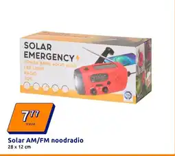 Action Solar AM/FM noodradio aanbieding