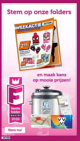 Action Stem op onze folders aanbieding