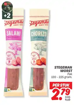 Dekamarkt Stegeman worst aanbieding