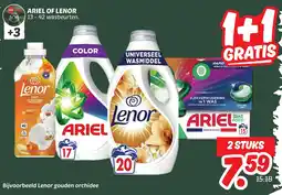 Dekamarkt Ariel of lenor aanbieding