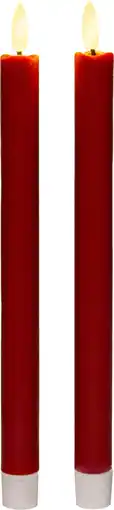 Intratuin Anna's Collection LED dinerkaars Larni rood D 2,1 H 25 cm 2 stuks aanbieding