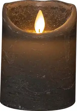 Intratuin Anna's Collection LED stompkaars met timer grijs D 7,5 H 10 cm aanbieding