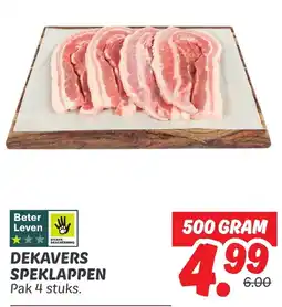 Dekamarkt Dekavers speklappen aanbieding
