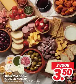 Dekamarkt Pick & mix kaas, tapas en noten aanbieding