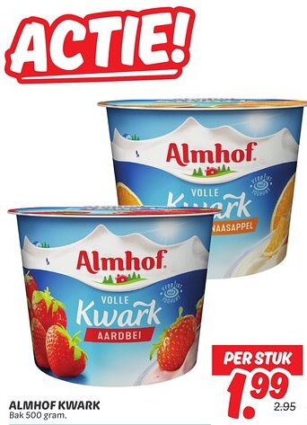 Dekamarkt Almhof kwark aanbieding