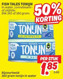 Dekamarkt Fish tales tonijn aanbieding