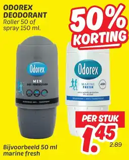 Dekamarkt Odorex deodorant aanbieding