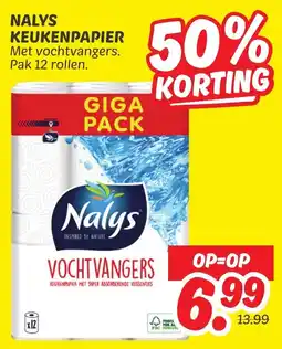 Dekamarkt Nalys keukenpapier aanbieding