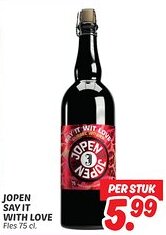 Dekamarkt Jopen say it with love aanbieding