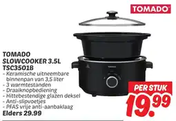 Dekamarkt Tomado slowcooker TSC3501B aanbieding