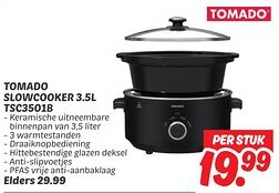 Dekamarkt Tomado slowcooker TSC3501B aanbieding