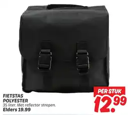 Dekamarkt Fietstas polyester aanbieding
