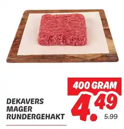 Dekamarkt Dekavers mager rundergehakt aanbieding