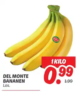 Dekamarkt Del monte bananen aanbieding
