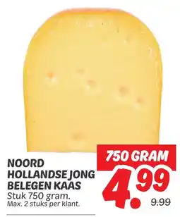 Dekamarkt Noord hollandse jong belegen kaas aanbieding
