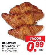 Dekamarkt Dekavers croissants aanbieding