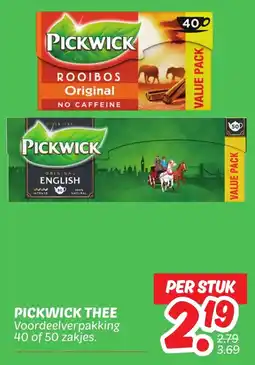 Dekamarkt Pickwick thee aanbieding