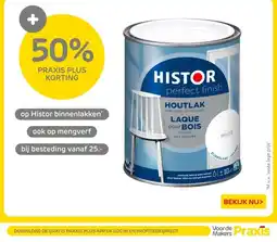 Praxis Histor binnenlakken aanbieding