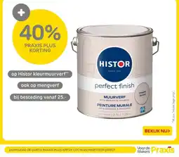Praxis Histor kleurmuurverf aanbieding