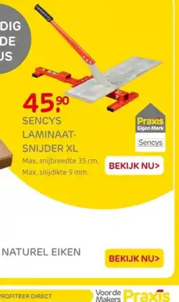 Praxis Sencys laminaat snijder xl aanbieding