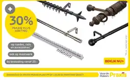 Praxis Op Roedes, rails en accessoires aanbieding