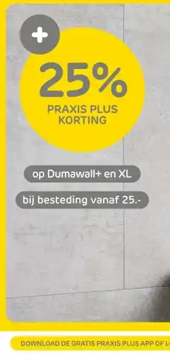 Praxis Op Dumawall+ en XL aanbieding
